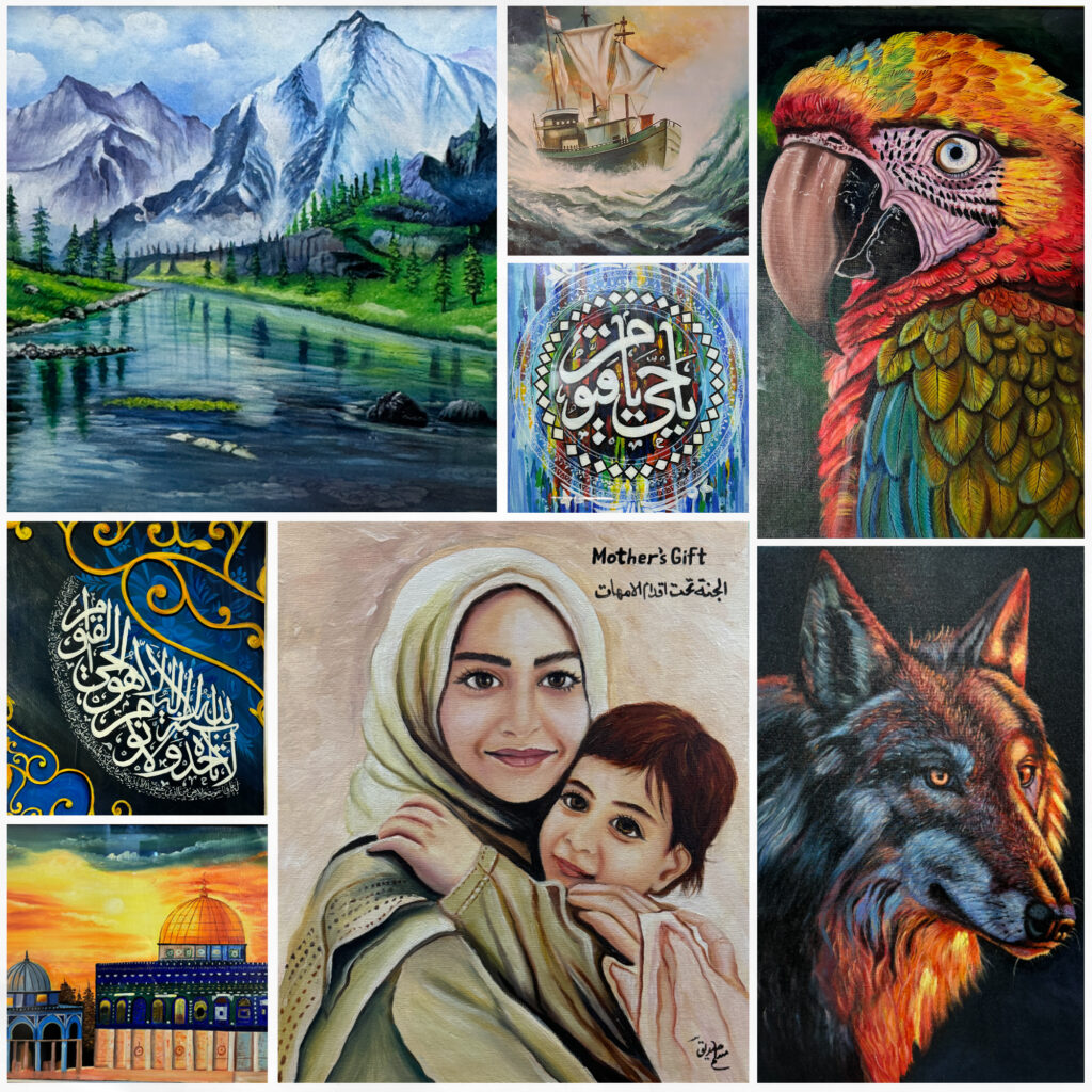 Original Art Pieces and Masterpieces at Javeria Tech & Sols Art Gallery