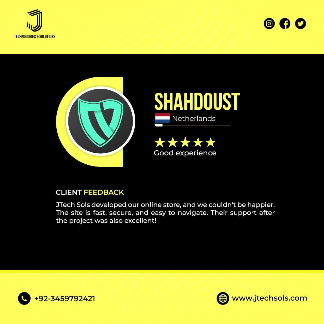 Shahdaust's Review of J-Tech Sols from England