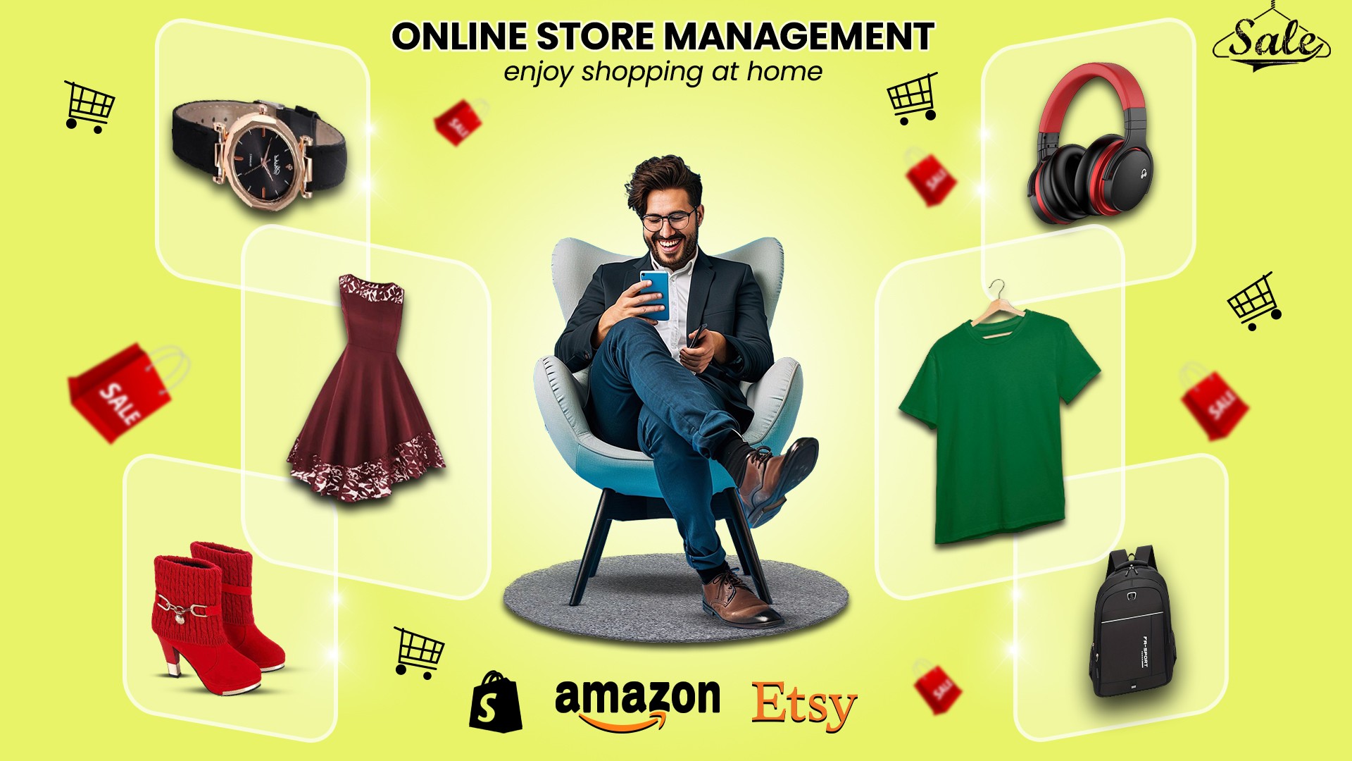 Expert E-Commerce Management & Development by J Tech Sols