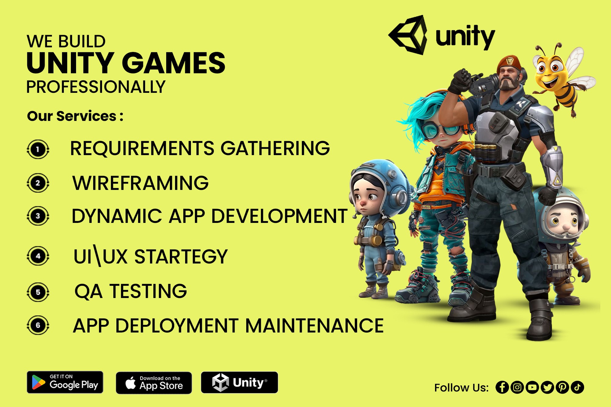 Expert Unity Game Development and Software Development Agency