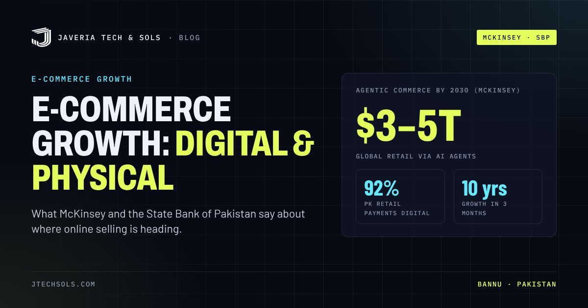 E-Commerce Growth of Digital and Physical Products: What McKinsey and SBP Data Show
